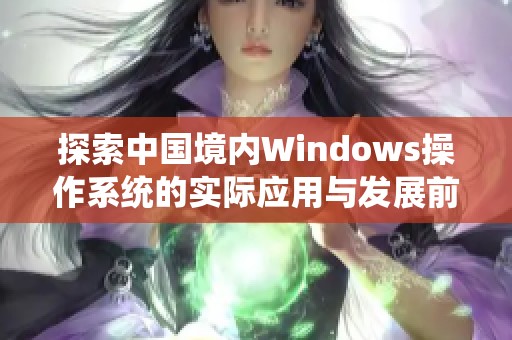 探索中国境内Windows操作系统的实际应用与发展前景