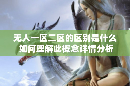 无人一区二区的区别是什么 如何理解此概念详情分析