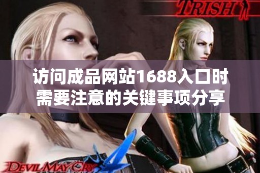访问成品网站1688入口时需要注意的关键事项分享