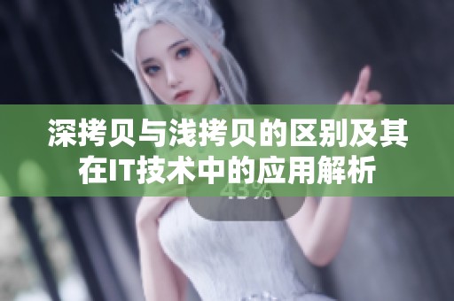 深拷贝与浅拷贝的区别及其在IT技术中的应用解析