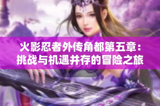 火影忍者外传角都第五章：挑战与机遇并存的冒险之旅