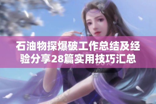石油物探爆破工作总结及经验分享28篇实用技巧汇总