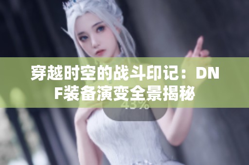 穿越时空的战斗印记：DNF装备演变全景揭秘