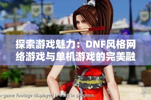 探索游戏魅力：DNF风格网络游戏与单机游戏的完美融合