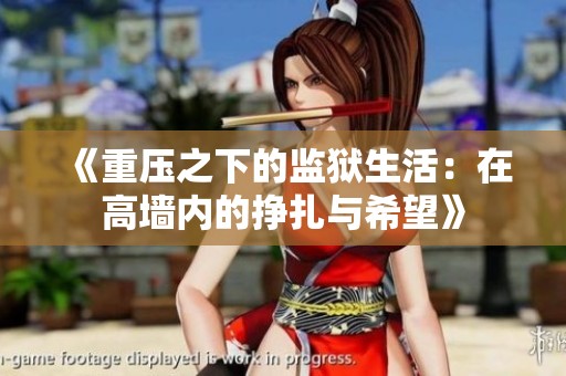 《重压之下的监狱生活：在高墙内的挣扎与希望》