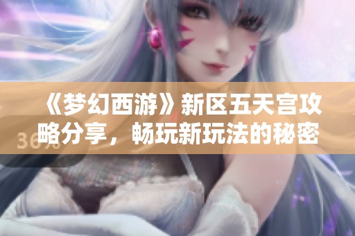 《梦幻西游》新区五天宫攻略分享，畅玩新玩法的秘密大揭秘