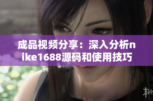 成品视频分享：深入分析nike1688源码和使用技巧