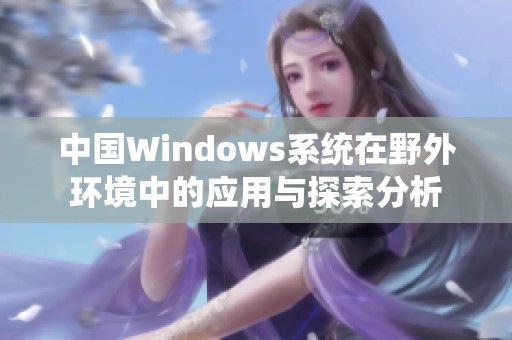 中国Windows系统在野外环境中的应用与探索分析