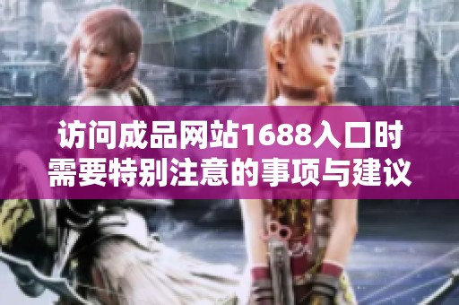访问成品网站1688入口时需要特别注意的事项与建议