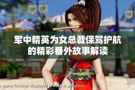 军中精英为女总裁保驾护航的精彩番外故事解读