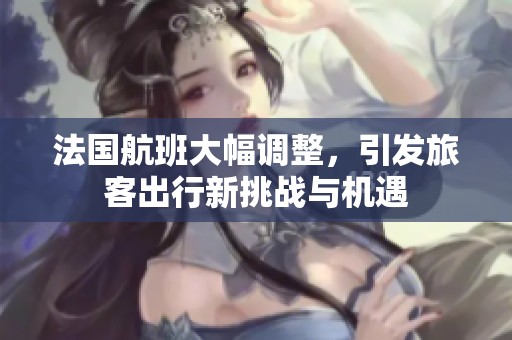 法国航班大幅调整，引发旅客出行新挑战与机遇