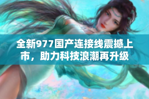全新977国产连接线震撼上市，助力科技浪潮再升级
