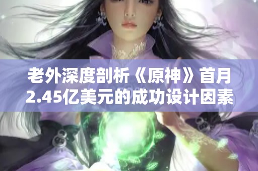 老外深度剖析《原神》首月2.45亿美元的成功设计因素