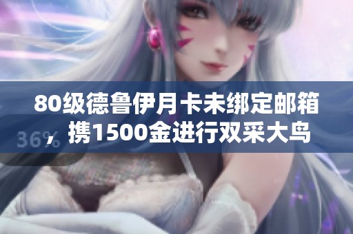 80级德鲁伊月卡未绑定邮箱，携1500金进行双采大鸟之旅