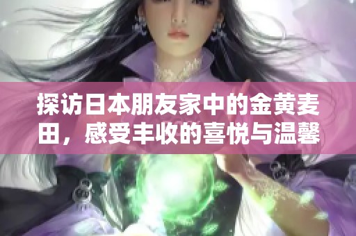 探访日本朋友家中的金黄麦田，感受丰收的喜悦与温馨