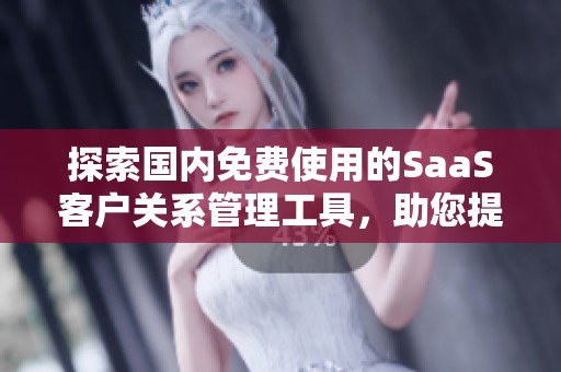 探索国内免费使用的SaaS客户关系管理工具，助您提升商业效率