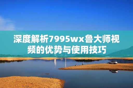 深度解析7995wx鲁大师视频的优势与使用技巧