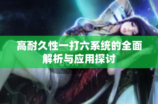 高耐久性一打六系统的全面解析与应用探讨