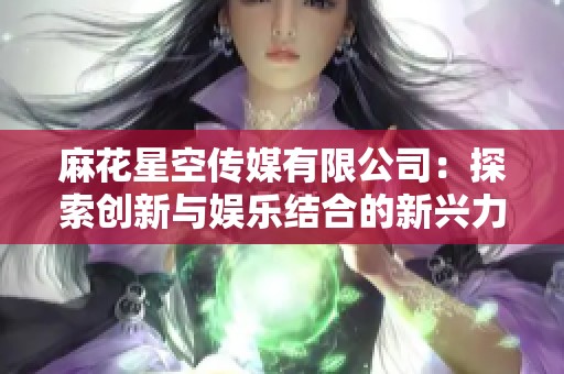 麻花星空传媒有限公司：探索创新与娱乐结合的新兴力量