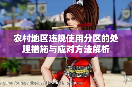 农村地区违规使用分区的处理措施与应对方法解析