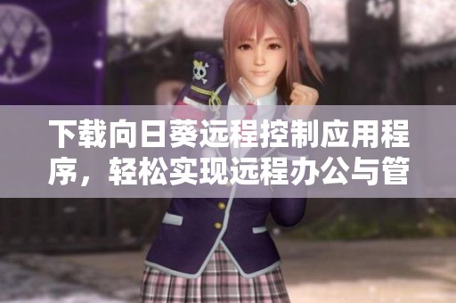 下载向日葵远程控制应用程序，轻松实现远程办公与管理
