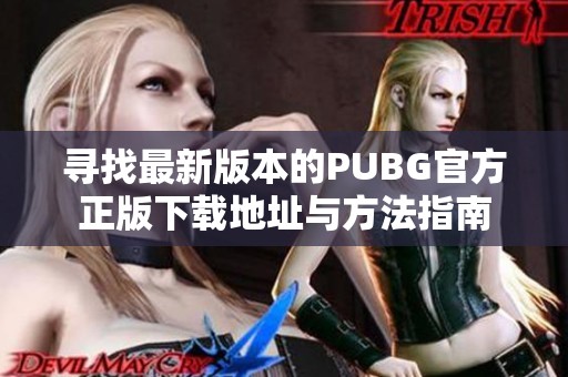 寻找最新版本的PUBG官方正版下载地址与方法指南