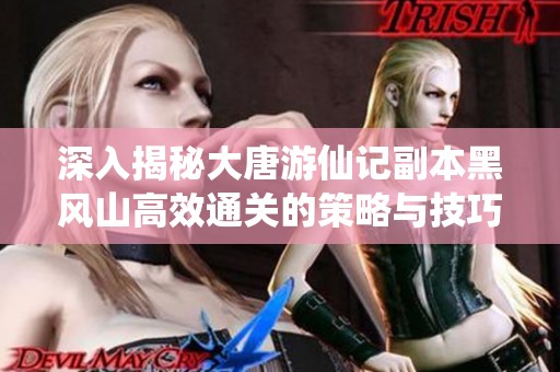 深入揭秘大唐游仙记副本黑风山高效通关的策略与技巧