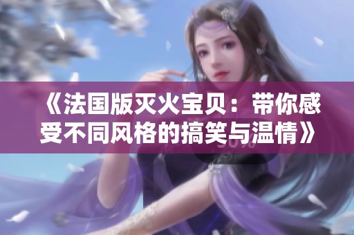 《法国版灭火宝贝：带你感受不同风格的搞笑与温情》