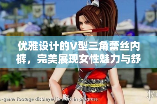 优雅设计的V型三角蕾丝内裤，完美展现女性魅力与舒适感