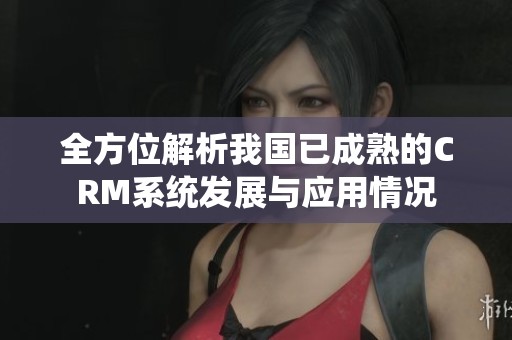 全方位解析我国已成熟的CRM系统发展与应用情况
