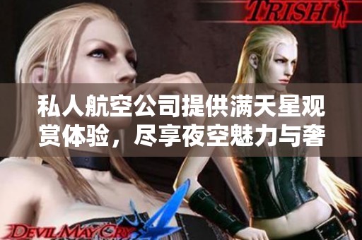 私人航空公司提供满天星观赏体验，尽享夜空魅力与奢华服务