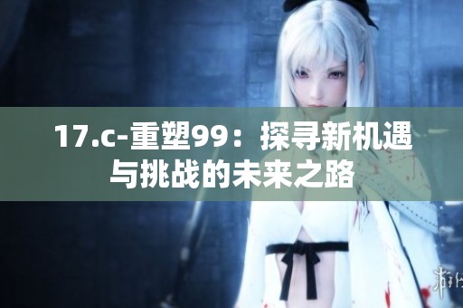 17.c-重塑99：探寻新机遇与挑战的未来之路