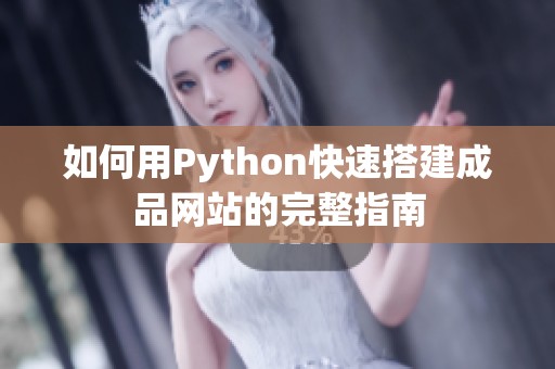 如何用Python快速搭建成品网站的完整指南