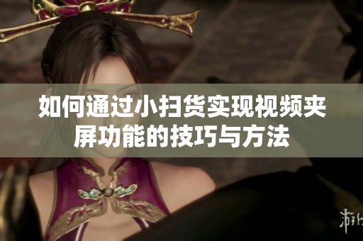 如何通过小扫货实现视频夹屏功能的技巧与方法