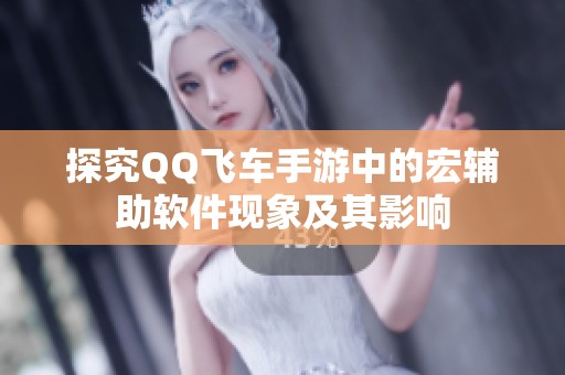 探究QQ飞车手游中的宏辅助软件现象及其影响