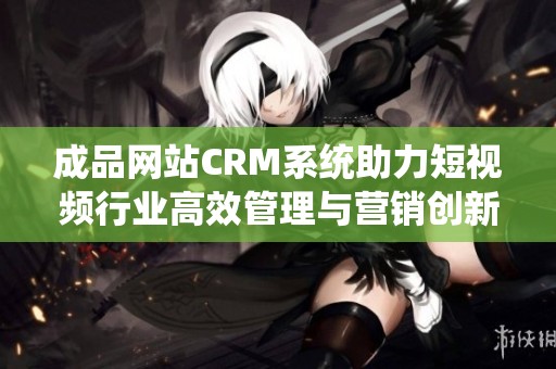 成品网站CRM系统助力短视频行业高效管理与营销创新