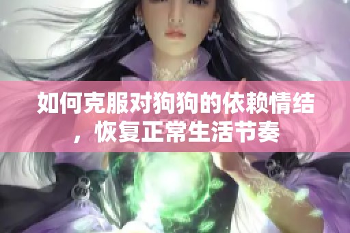 如何克服对狗狗的依赖情结，恢复正常生活节奏