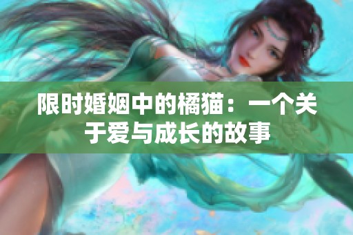限时婚姻中的橘猫：一个关于爱与成长的故事
