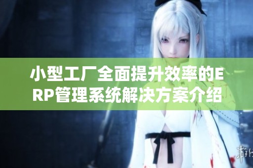 小型工厂全面提升效率的ERP管理系统解决方案介绍