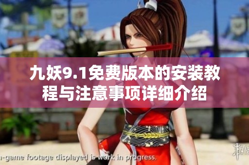 九妖9.1免费版本的安装教程与注意事项详细介绍