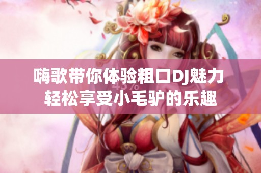 嗨歌带你体验粗口DJ魅力 轻松享受小毛驴的乐趣