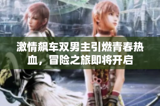 激情飙车双男主引燃青春热血，冒险之旅即将开启