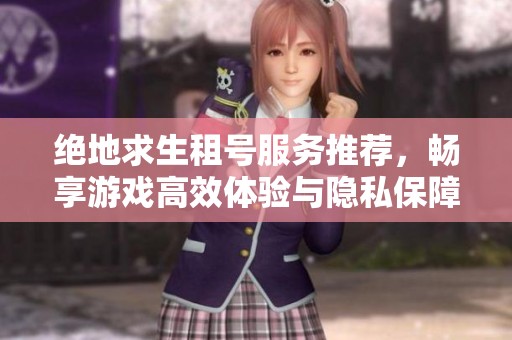 绝地求生租号服务推荐，畅享游戏高效体验与隐私保障