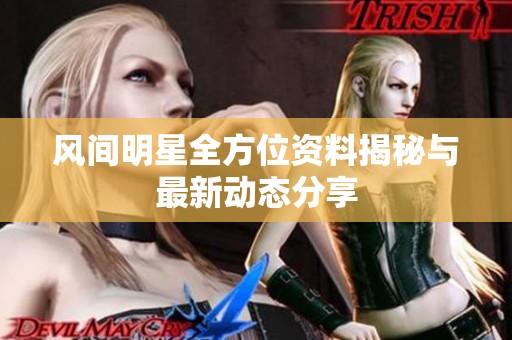 风间明星全方位资料揭秘与最新动态分享