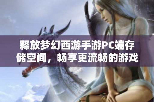 释放梦幻西游手游PC端存储空间，畅享更流畅的游戏体验
