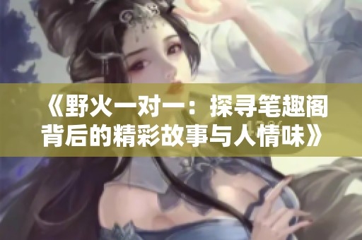 《野火一对一：探寻笔趣阁背后的精彩故事与人情味》