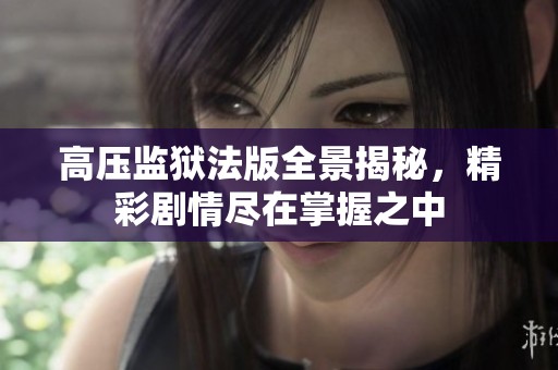高压监狱法版全景揭秘，精彩剧情尽在掌握之中