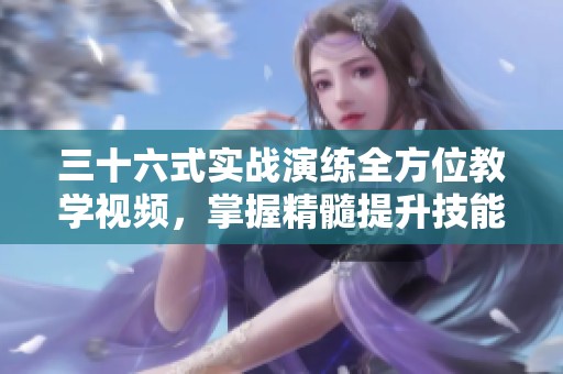 三十六式实战演练全方位教学视频，掌握精髓提升技能