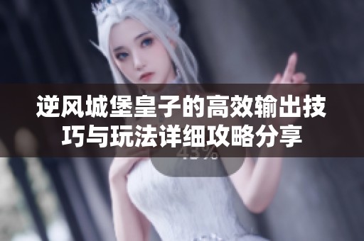 逆风城堡皇子的高效输出技巧与玩法详细攻略分享