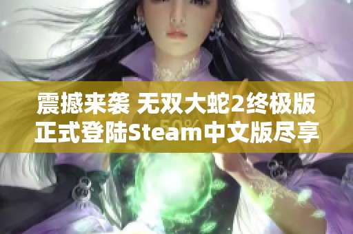 震撼来袭 无双大蛇2终极版正式登陆Steam中文版尽享激情游戏体验